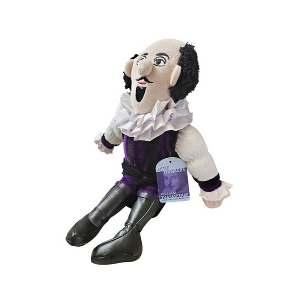 2005 Little Thinkers The Unemployed Philosophers Guild WILLIAM SHAKESPEARE Plush - Picture 2 of 8